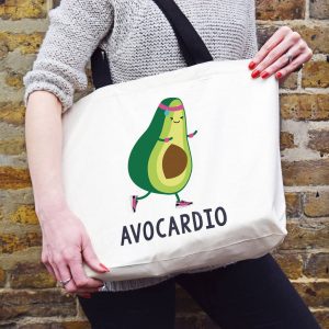 Avocardio' Funny Tote Bag