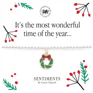 It's the most wonderful time of the year Sentiment Bracelet